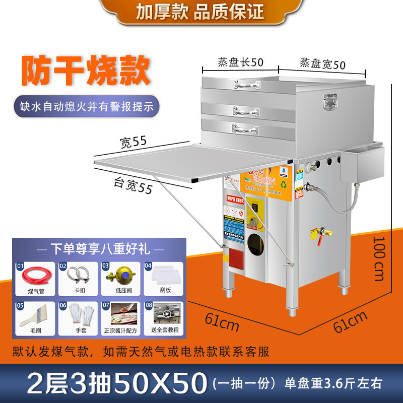 Tienda comercial de molino de salchichas de piedra de pumice colocado en el suelo para un soporte de polvo de vapor de horno de vapor de ahorro de energía