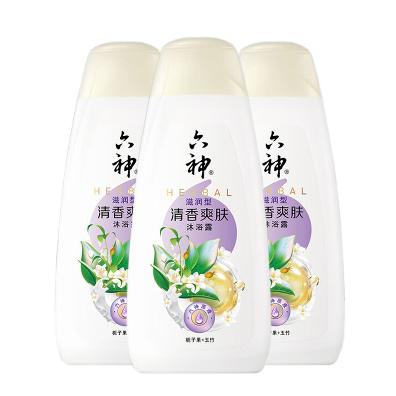 六神沐浴露清凉冰片滋润沐浴乳清香爽肤450G家用正品批发包邮|undefined