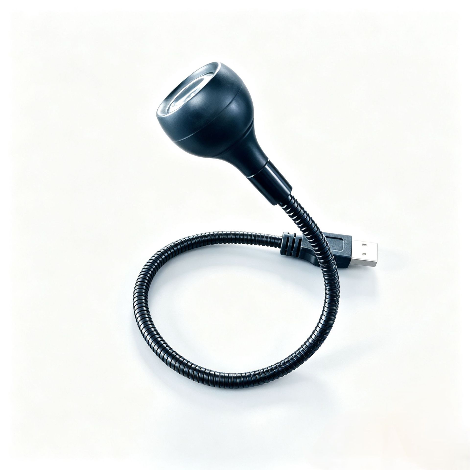 Lámpara de Escritorio UV con Clip USB de Metal con Protección Ocular para Manicura y Detección de Billetes