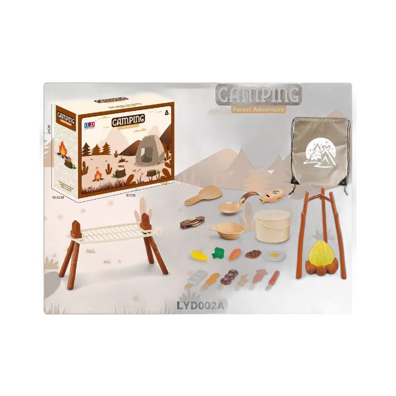 子供用多機能アウトドア探検ツールキャンプセット床マット付き収納昆虫観察ボックス知育玩具