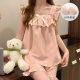 Women's Pajamas with Chest Pad Summer Sling Sweet suit 2024 New Arrival Bow Summer Home Clothes Princess Style