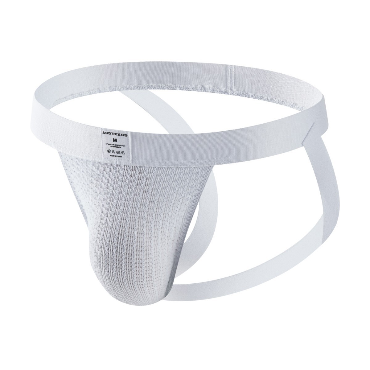 2026 calzoncillos masculinos de cintura baja de doble Ding sexy tejido malla transpirable tanga deportiva Fitness Cross - Border Big Yard