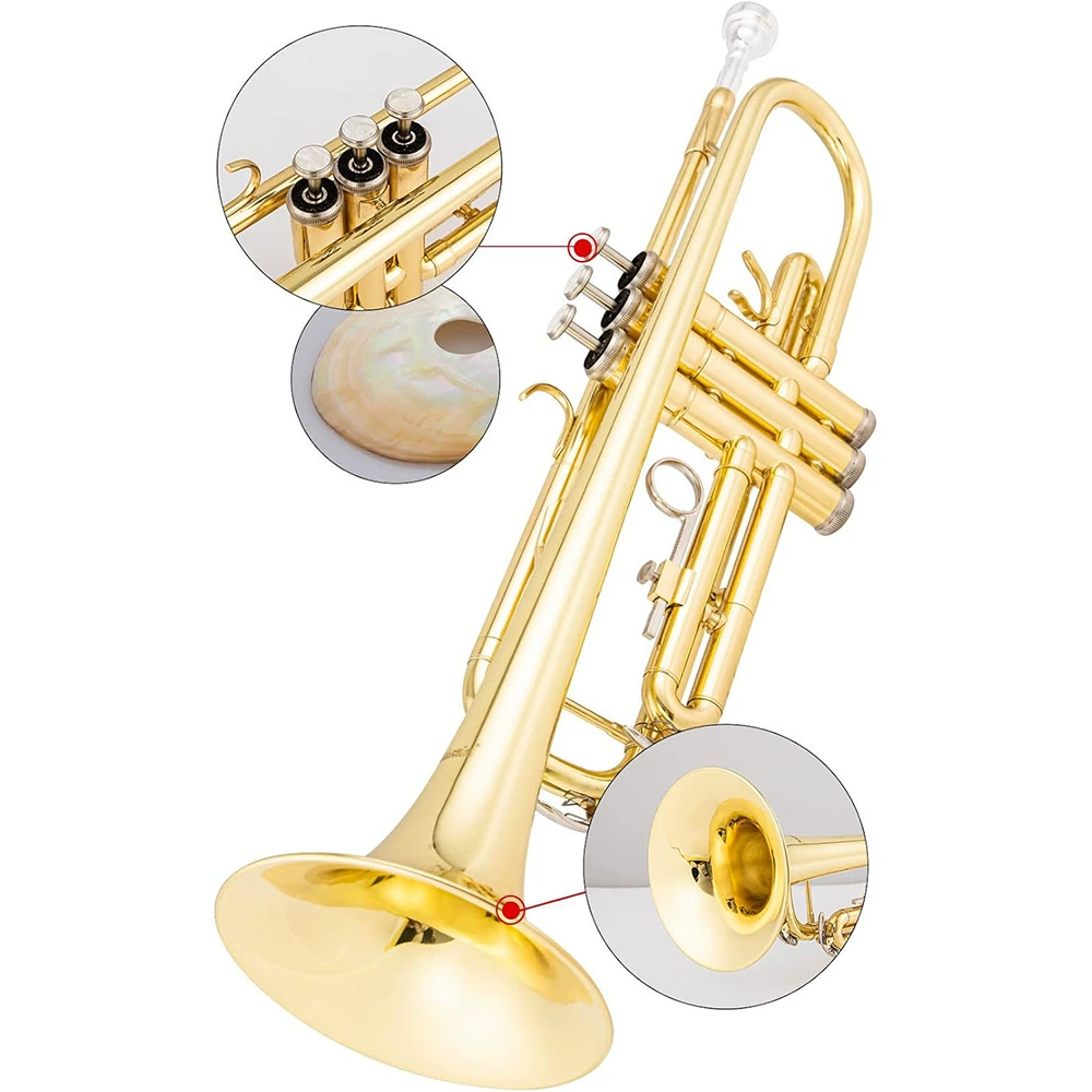 Small silver musical instruments for elementary school students, for beginners