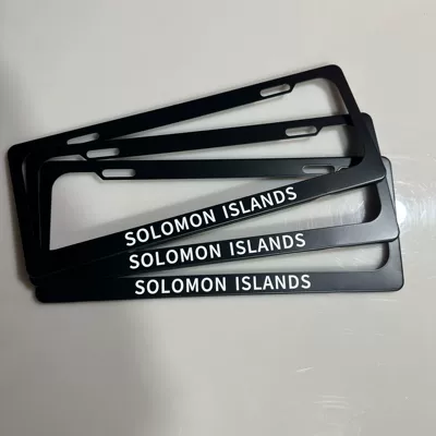 License Plate Frame Aluminum Alloy Narrow: License plate holder/license plate holder