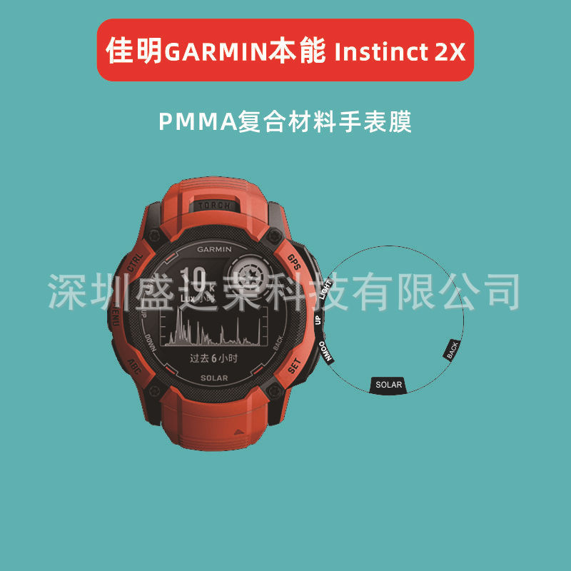 For Jiaming INSTINCT 2X watch composite soft film Garmin Move Trend composite pmma