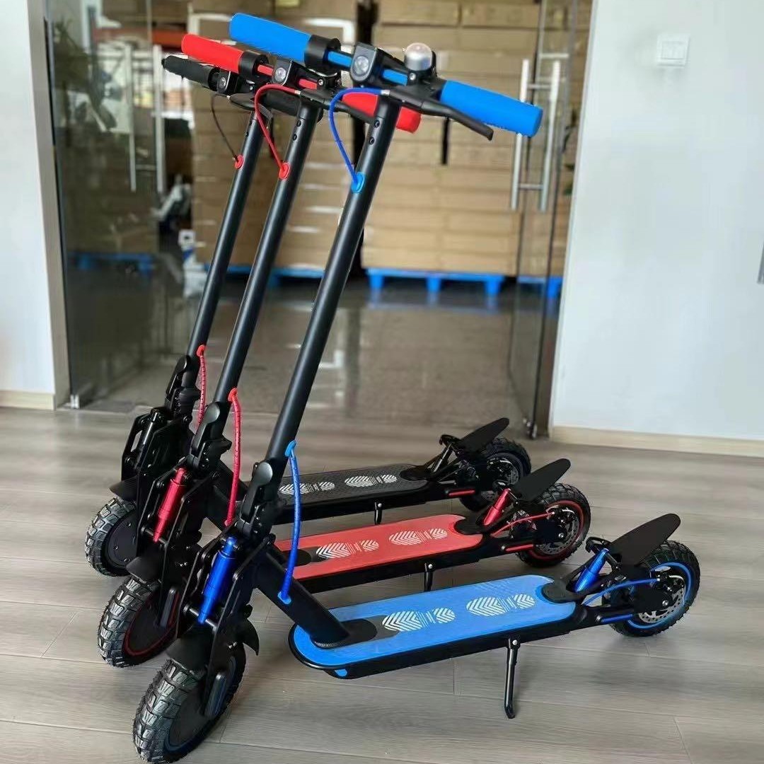 Mini Folding Aluminum Alloy Scooter Electric Front Drive Scooter Mini Portable (Auto Parts and Accessories) - black
