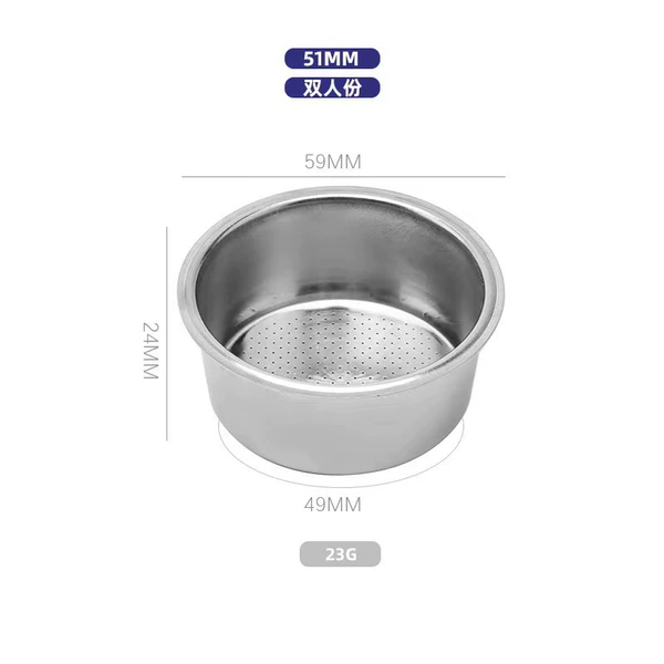 51mm double powder bowl