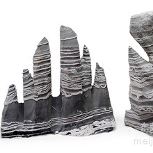 厂家直供水族鱼缸造景小假山连峰石景观石盆景园林装饰摆件山峰石