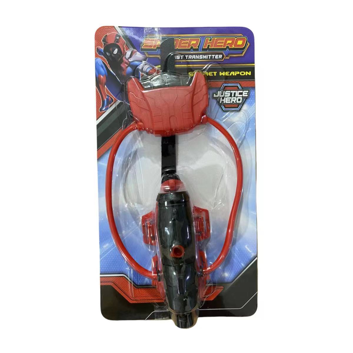 Transfronteriza Araña transmisor de la muñeca de los niños portátiles Araña guantes juguetes de agua manual de Prensa continua de pelo pistola de agua