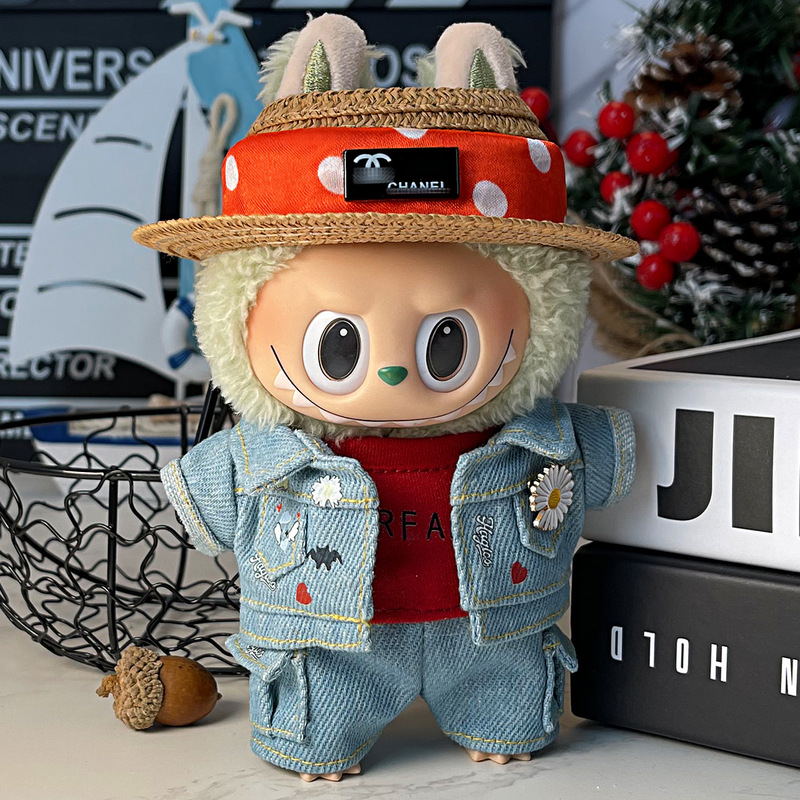 仅衣服适用小布labubu娃衣服套装一二三代坐坐派对17cm挂件衣服装|undefined