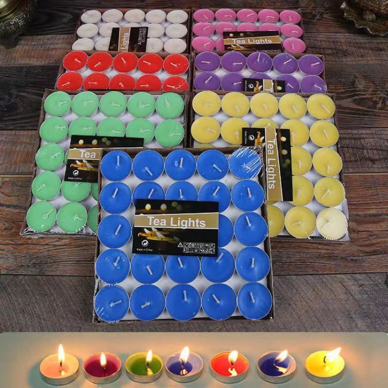 Velas de té de alto valor facial, día de San Valentín sin humo, flores de incienso, oro sin humo, propuesta de matrimonio, vela de fragancia