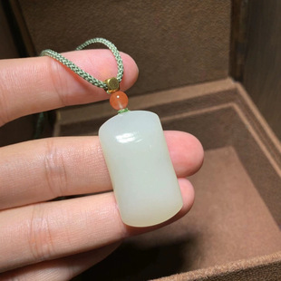 Jin Yu Tang Xinjiang Hetian Yu Ping An No-incident Brand Shallow Lotus Root Starch Warm and Fine Jade Color Elegant and Comfortable to Wear