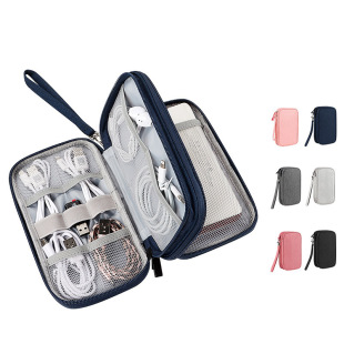Data Cable Cosmetics Bag Digital Bag Travel Cosmetics Bag Charger Mobile Phone Hard Drive U Disk Multi-Function Cosmetics Bag