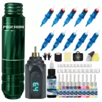 POSEIDON Poseidon Тату Ручка Набор для резки Туман Татуировка все в одном Набор для татуировки HM126