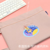 Handheld storage bag for folders with zipper, book bag, files bag