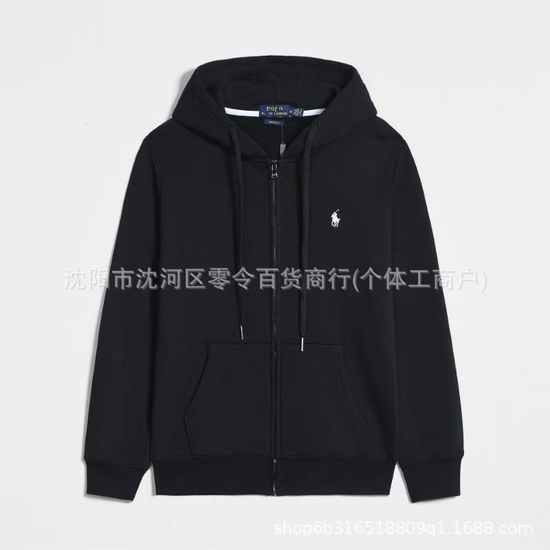 Polo Ralph Lauren Zip Jacket Hoodie Black