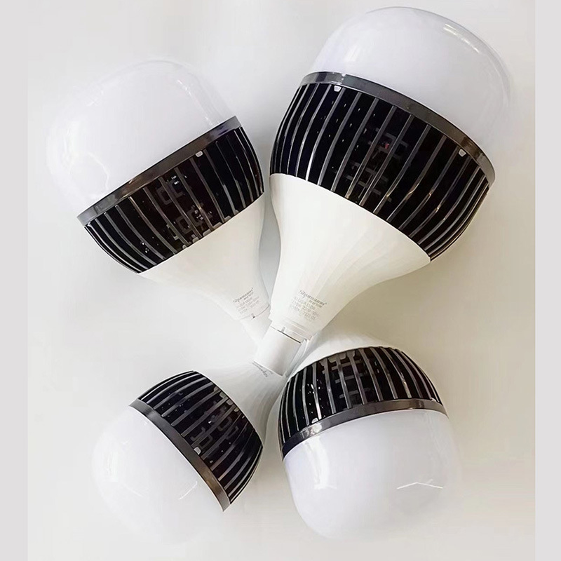Bombilla LED E27 tornillo boca fábrica almacén taller exposición alta potencia ingeniería minería lámpara de aluminio bombilla 100W