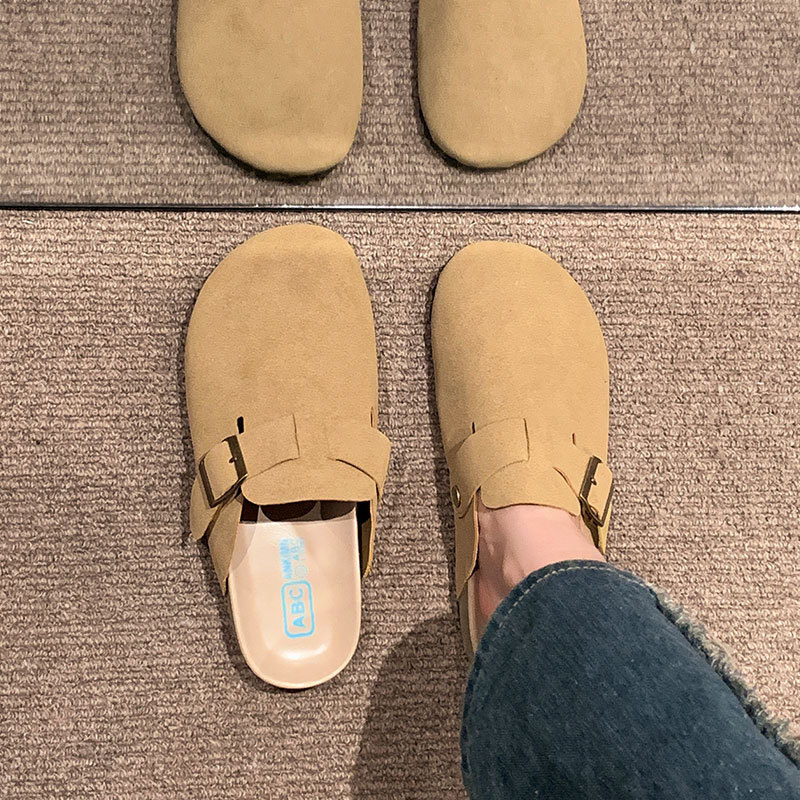 Zapatos Birken para mujeres otoño de 2026 nuevos zapatos de mitad de cabeza de bolsillo con un pie de suela suave mueller zapatos de mitad de soporte para mujeres no cansarse pies