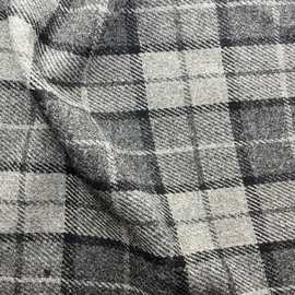 格子毛呢面料大衣外套西装马甲套装背心裁缝手工衣服布料服装布