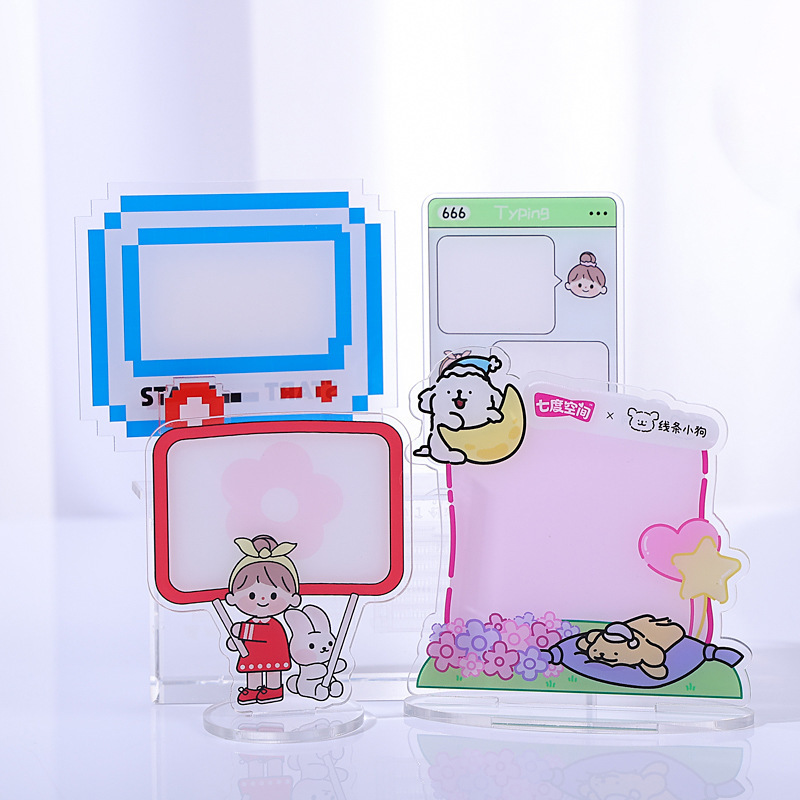 Muguo プロフェッショナルカスタマイズされたアクリルキーホルダースタンドクリップ携帯電話エアバッグホルダー流砂ブランドデザイン校正|undefined