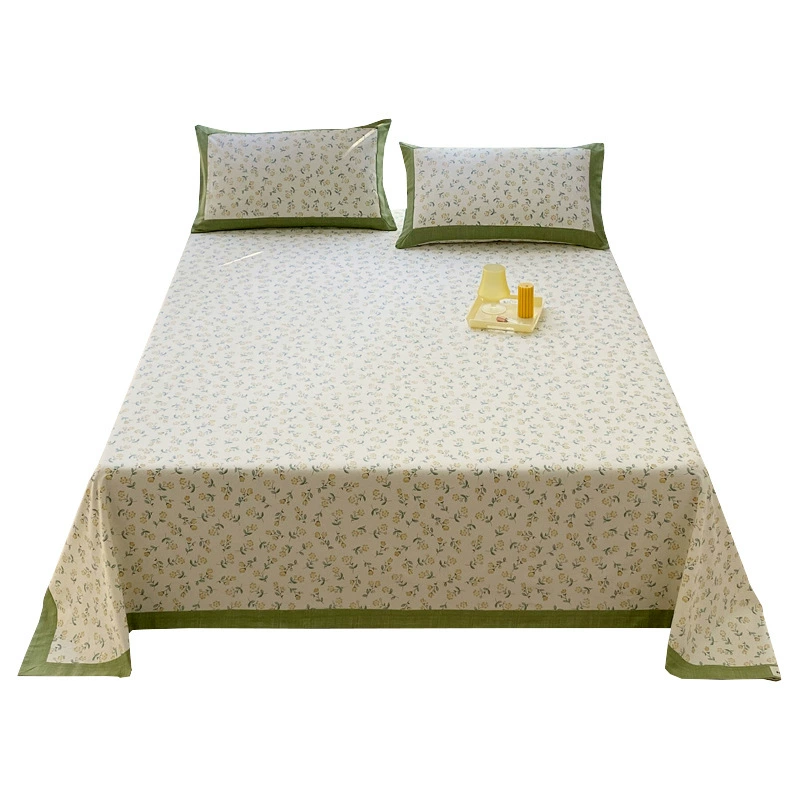 Cotton sheet, mat, set for elementary school students, 100% cotton, 3 piece set, increased thickness