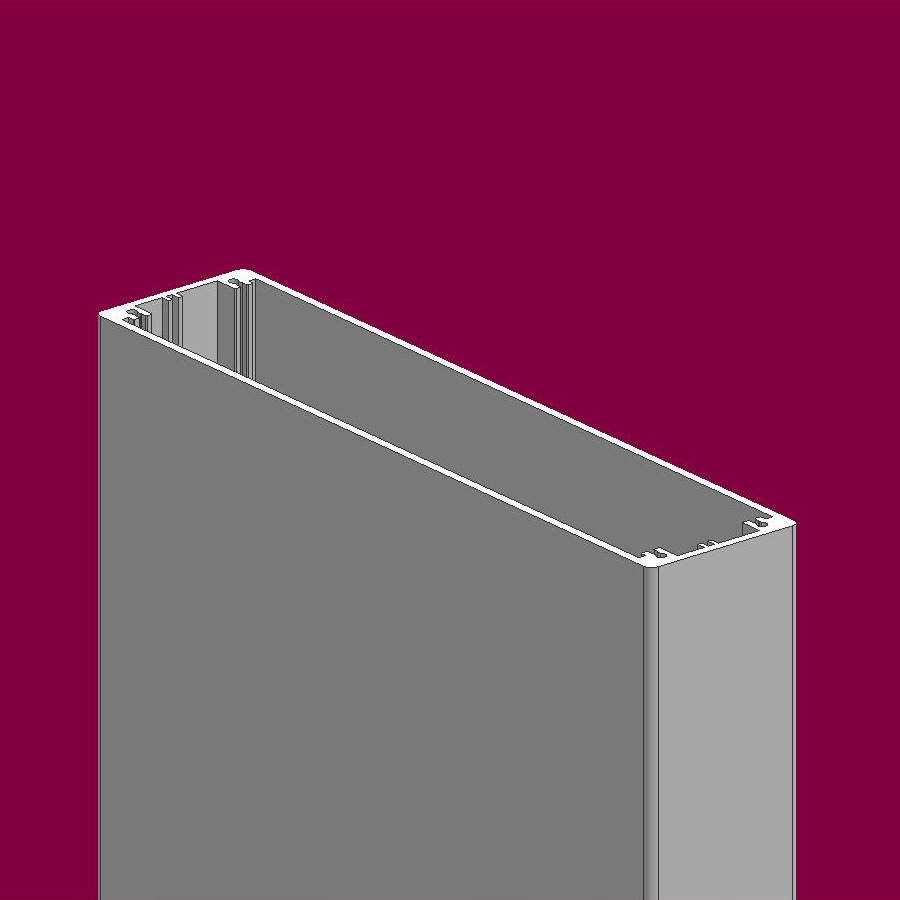 6063挤压锯切机加工阳极氧化着色电子产品外壳铝合金型材