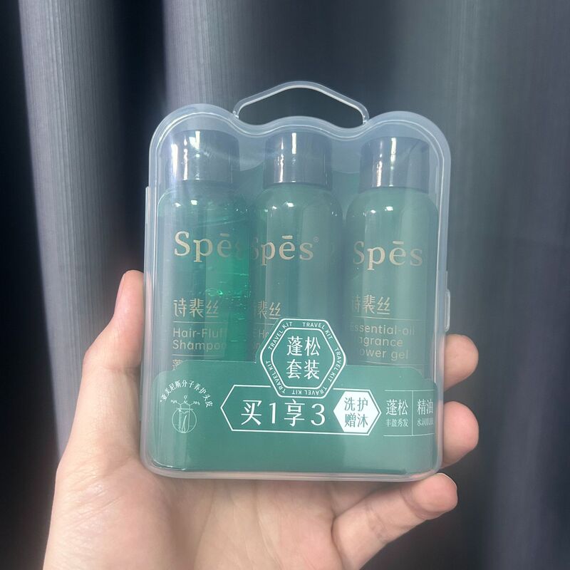 SPES シャンプー、コンディショナー、シャワージェル、ケア 3 点セット KONO ウォッシュ&ケア トラベル セット ミディアム サンプル|undefined
