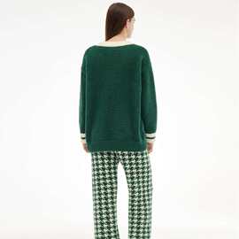 YUXIU2025秋冬实拍新款英范美式日系复古慵懒风毛衣潮牌宽松