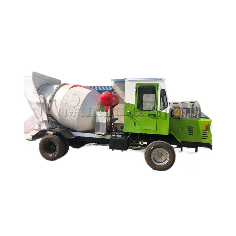 Construcción de construcción de equipos de mezcla de cemento decoración de pavimento mortero transporte camión de carga camión cisterna de conducción totalmente cerrado