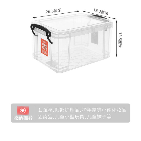 Plastic transparent big storage system