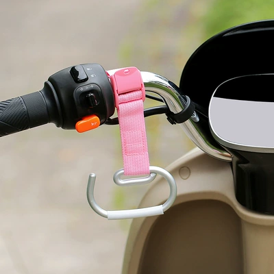 Other Electric Vehicle Accessories — Bicycles, Scooters, and Helmets - pink-long-belt-e-hook-left