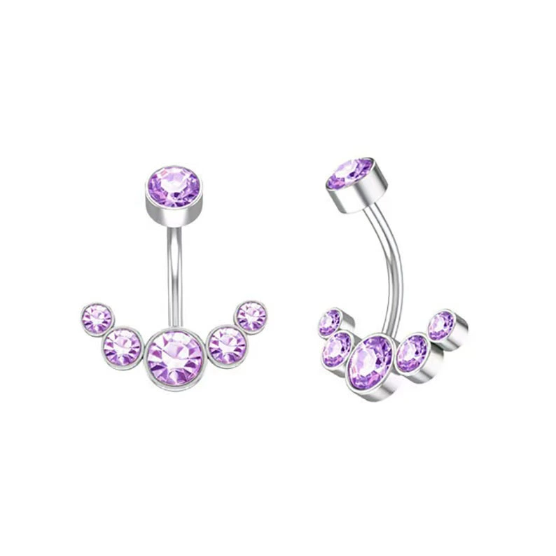 Physiological belly button piercing stainless steel, European style, wholesale