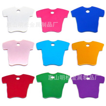 衣服狗吊牌铝服装标签 猫项圈个性吊坠饰品氧化防丢挂饰脖圈配