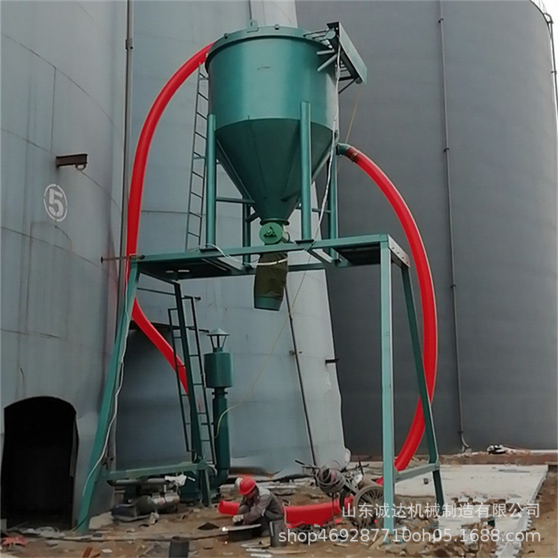 无扬尘电厂炉灰装车吸灰机 高空60米清灰200型气力输送机