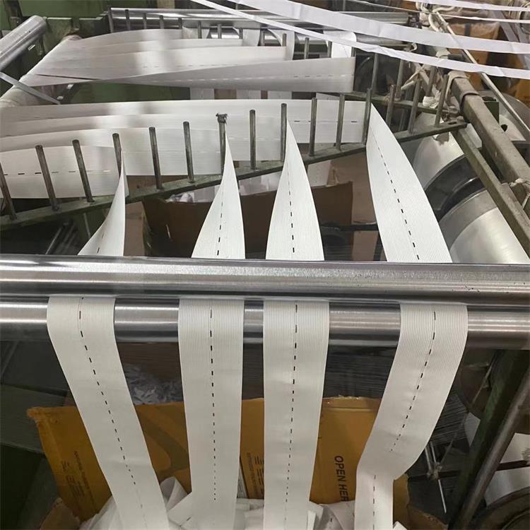 6CM白色胎监带 监护带涤纶氨纶材质 胎监松紧带高弹力牢固