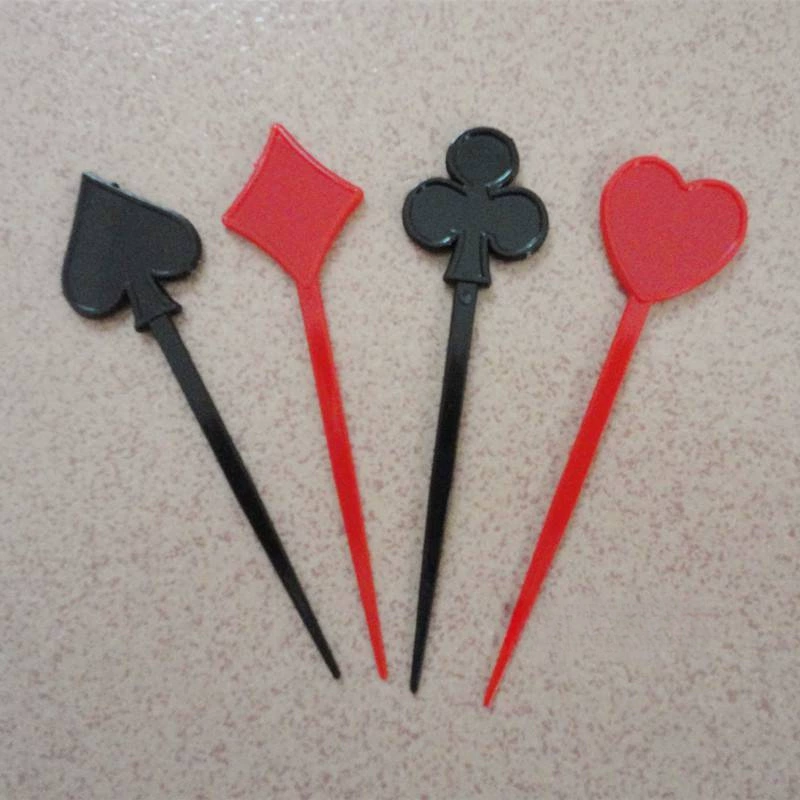 Вилка для торта, пластиковая упаковка, 0, вилка для лунного пирога, 20 вилок для фруктов, вилка, игла для фруктов, покер, красочные фрукты