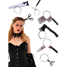 B 10162 Halloween scary headband ��ʥ�ֲ������羳����ͨ