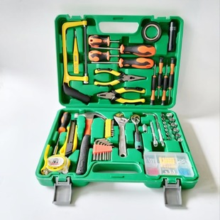 Factory Direct Supply Combination Tool Set with Small Fly Socket, Pliers, Wrench, Multi-Purpose Toolbox