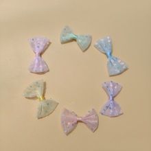 韩版爆款网纱蝴蝶结饰品配件鞋包袜子辅料装饰扣 DIY手工儿童鞋花