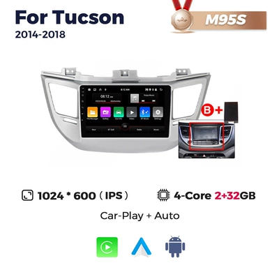 DVD Navigation — Suitable for Hyundai - b-m95s-2-32-quad-core-wifi-edition