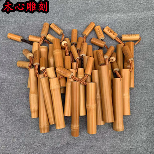 实心玉竹手把件红皮素竹带节竹制文玩手持竹棍实心玉竹手把件-阿里巴巴