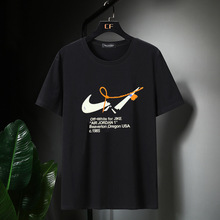 夏季大码短袖男装加肥加大胖子宽松潮流莱卡棉T恤肥佬半袖300斤