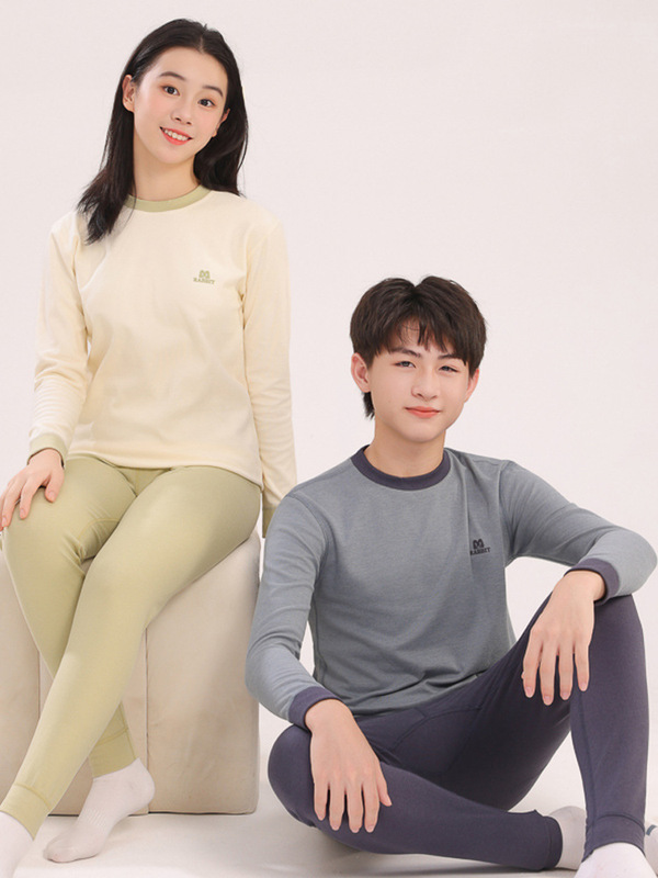 2025青少年保暖内衣套装中学生儿童莱塞尔睡衣中大男女童秋衣秋裤|undefined