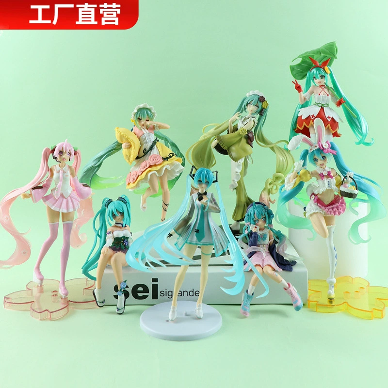 Edition Hatsune Hatskirt PVC Sakura Hatsune куклы Future двухмерная красивая девочка периферийный корпус украшения
