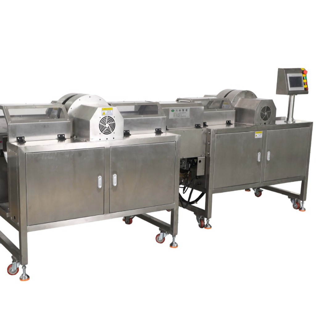 工业全自动吐司面包去皮机面包切片机去皮生产线