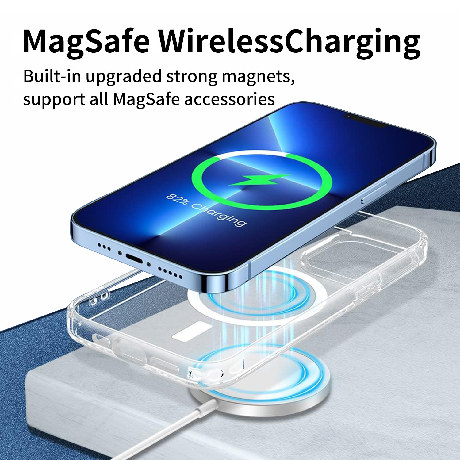 Ultra Hybrid MagSafe Designed para iPhone 15 Pro Case