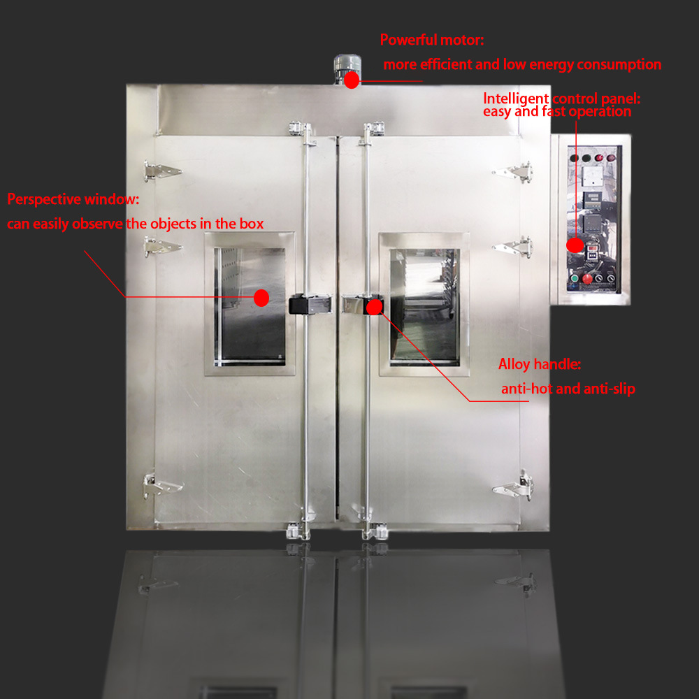 High Temperature Industrial Oven Hot Air Circulation Constant Temperature Drying Oven Acrylic Oven Stainless Steel See-Through Drying Oven