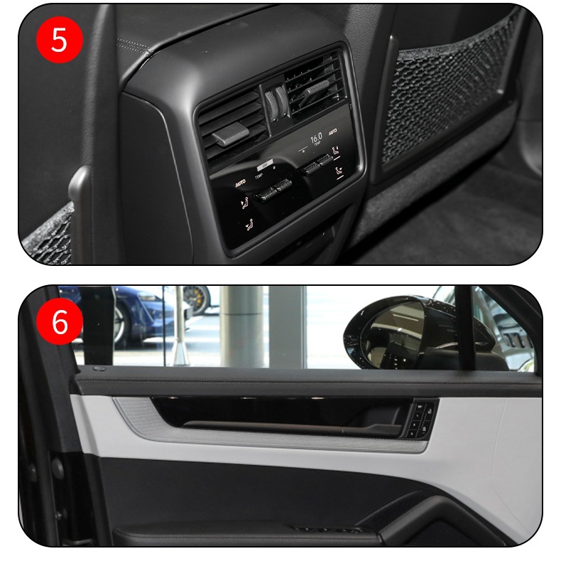 Suitable for 18-25 Porsche Cayenne Car Interior Gear Screen Dashboard Transparent Tpu Protective Film Modification