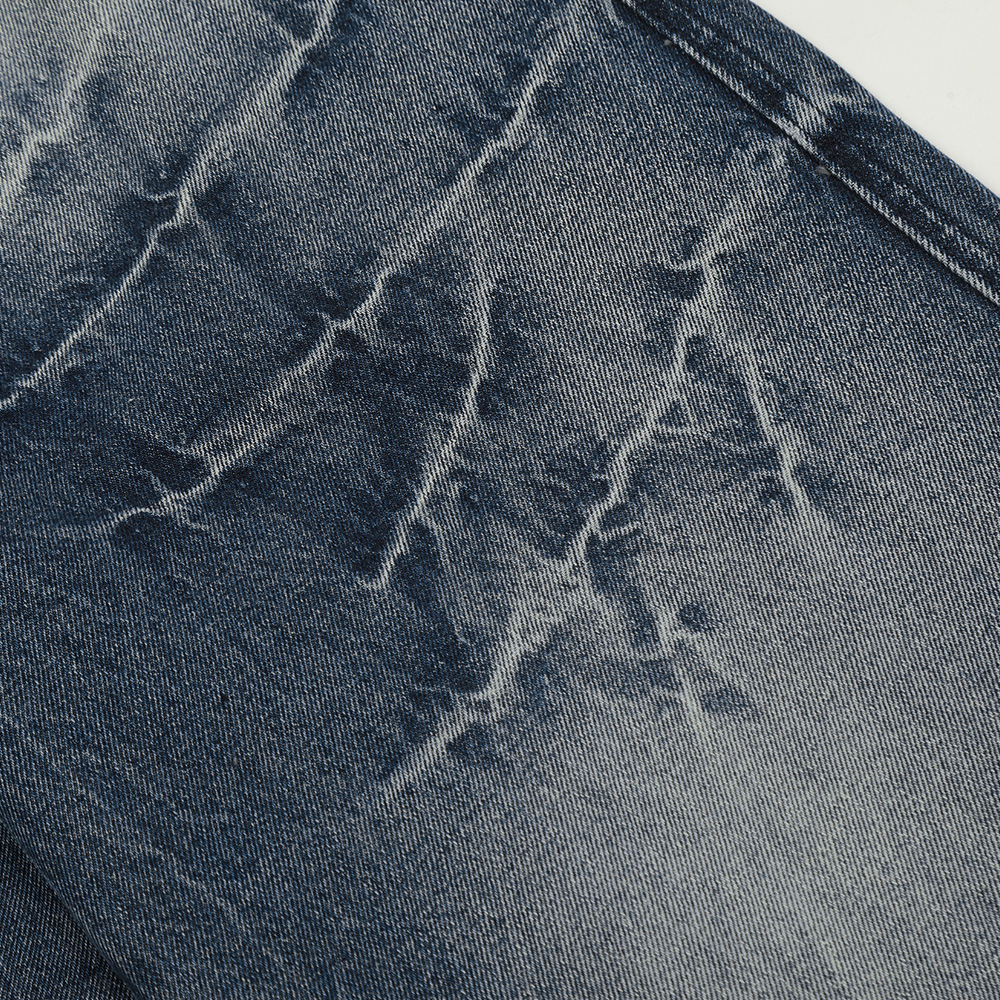 Men's Tie-Dye Gradient Jeans - High Street Vibe, Loose Fit, Wide Leg, Straight Cut, Distressed Wash, Casual Streetwear For Men (Black, Blue S-XXL)_mkmklike.com