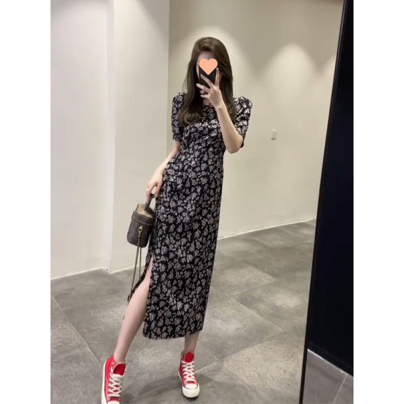 Black summer dress